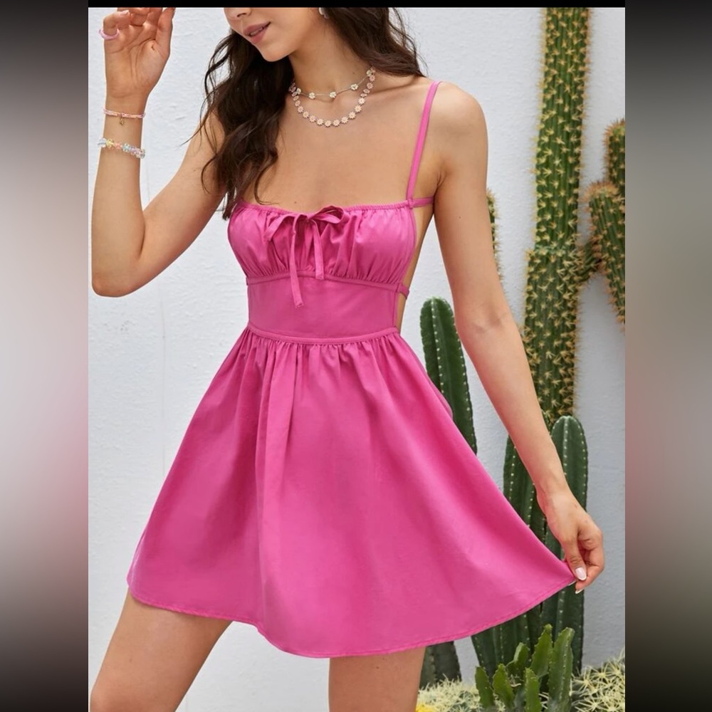 NWOT size medium pink summer dress